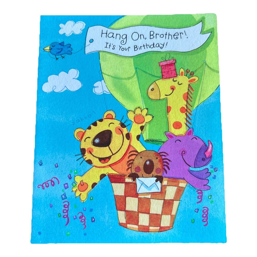 Happy Birthday Brother‎ Card Hallmark Greeting Card